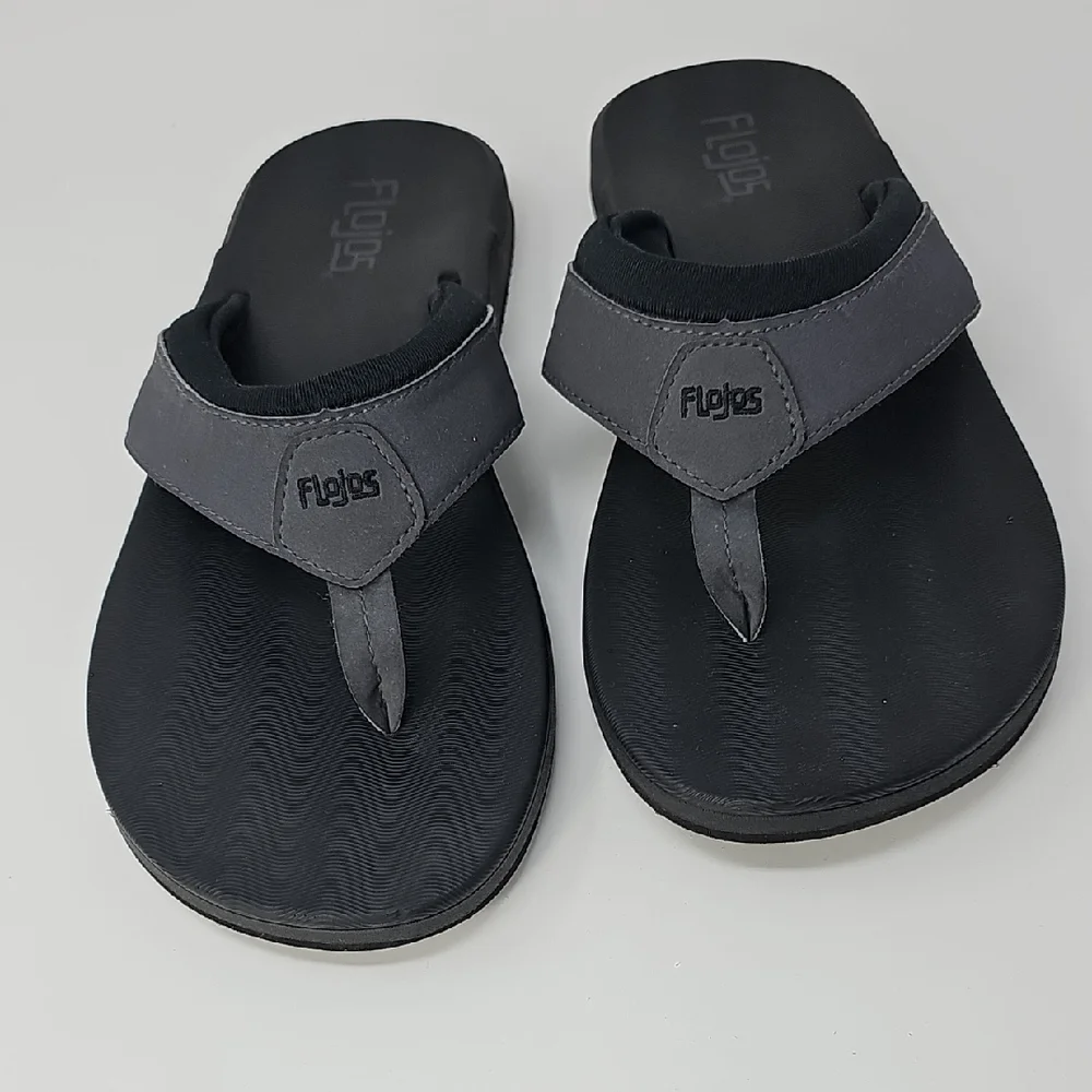 Flojos Black Men's Sandals